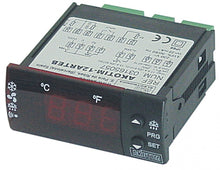 electronic controller AKO type AKOTIM-12ARTEB 71x29mm 230 V voltage AC NTC relay outputs 3