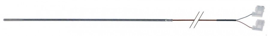 Senzor temperatura -50+750°C, tip termocuplu J (Fe-CuNi), bulb ø 4x250 mm - 379388