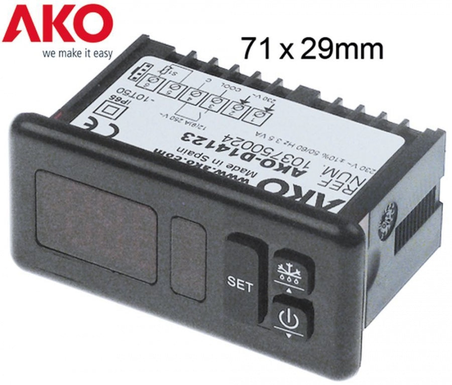 Termostst digital AKO D14123, 230 V, sonda NTC / PTC - 379460