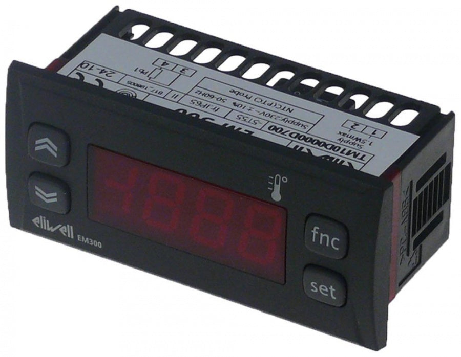 Termometru ELIWELL EM300, -50 +110°C, 230V AC, sonde NTC/PTC - 379504