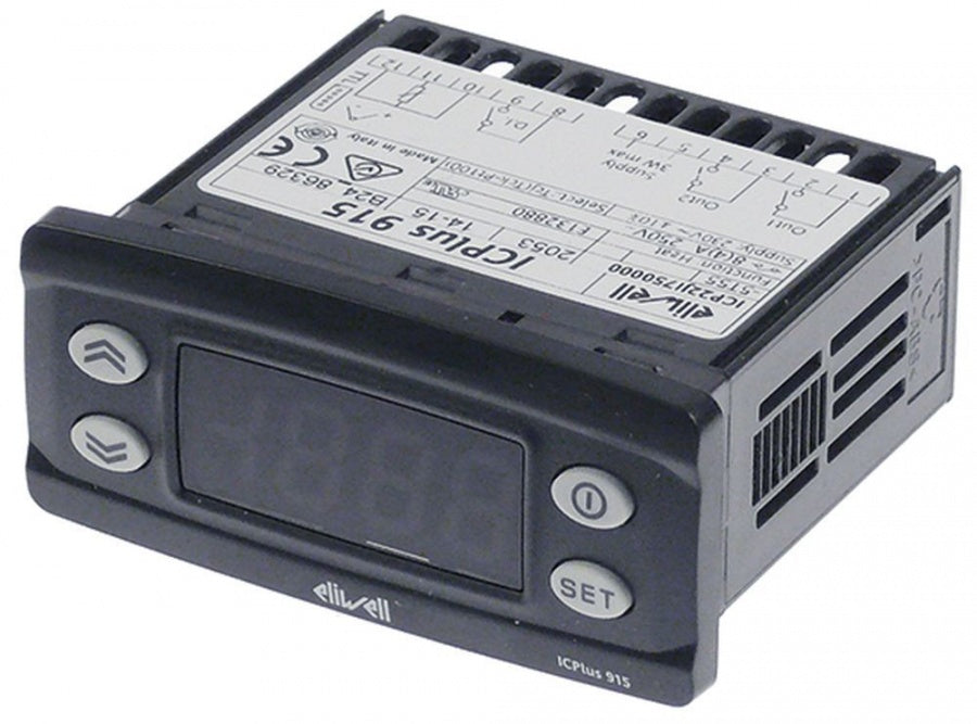Termostat digital Eliwell ICPlus915 (inlocuieste IC912), 230 V, sonde Pt100 / TC (J,K,S), temperaturi de la -150 la +1350°C  - 379568