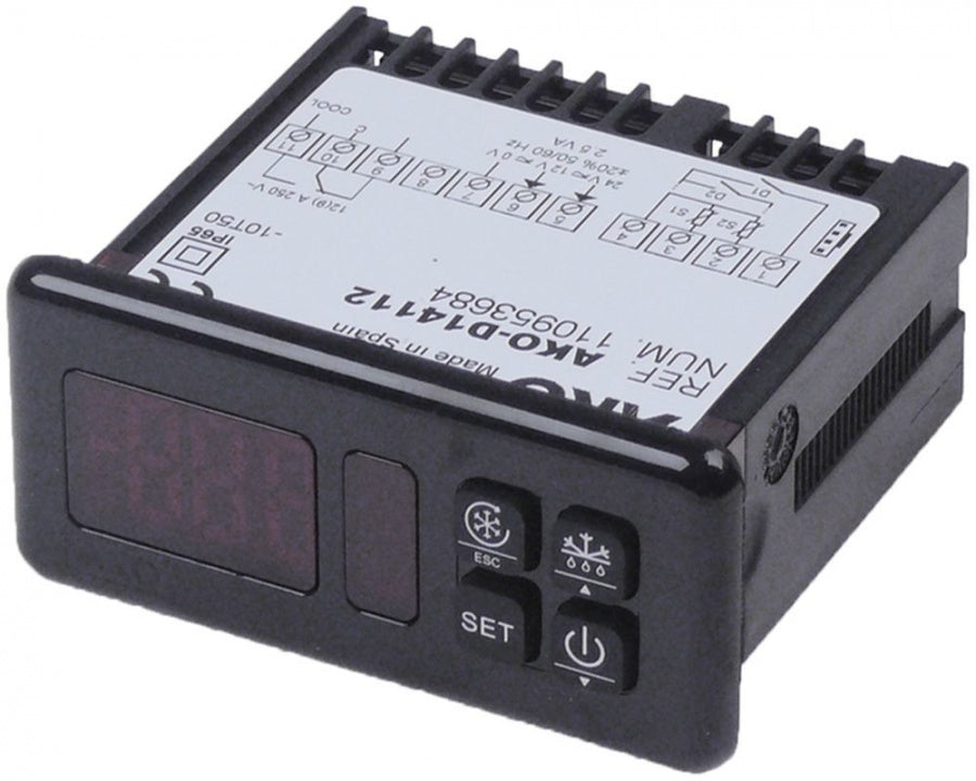 Termostat electronic AKO D14112, 12 / 24 V, AC / DC, sonda NTC / PTC, -2+150°C - 379591