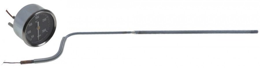 thermometer mounting ø 60mm t.max. 300°C measuring range 50-300°C probe ø 4mm