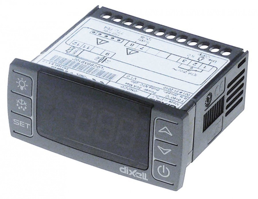 Termostat digital Dixell XR20CX-0N0C0, alimentare 12 V, sonde compatibile NTC / PTC, temperaturi de la -55 la +150°C - 379661