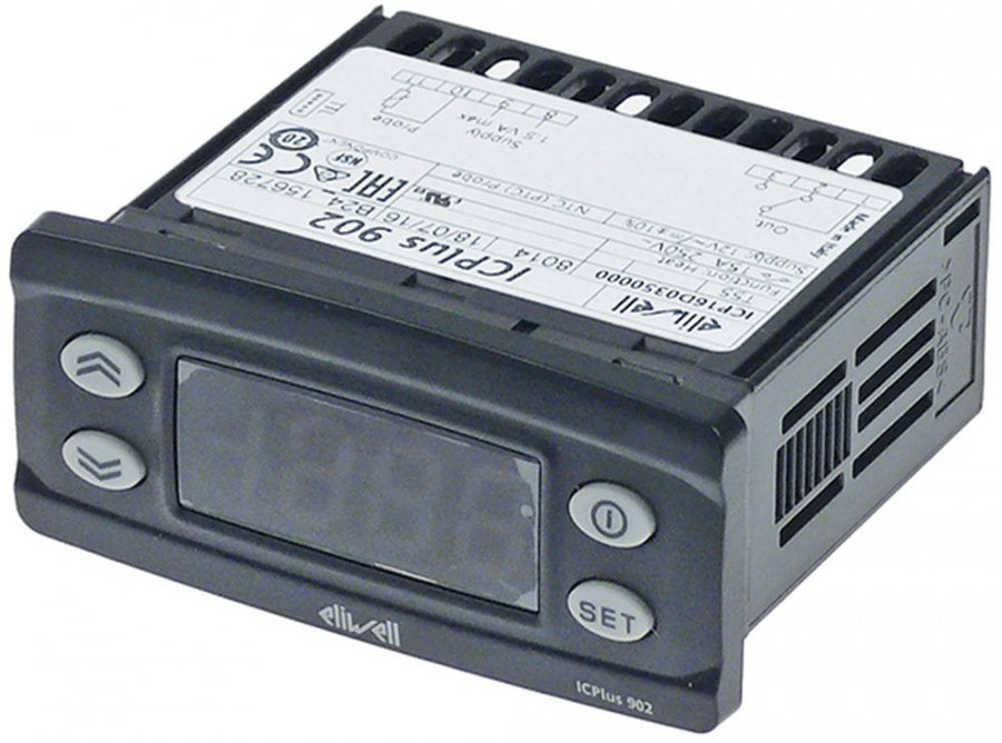 Termostat digital Eliwell IC902, 12 V, AC/DC, sonde NTC / PTC, temperaturi de la -50 la +150°C - 379689