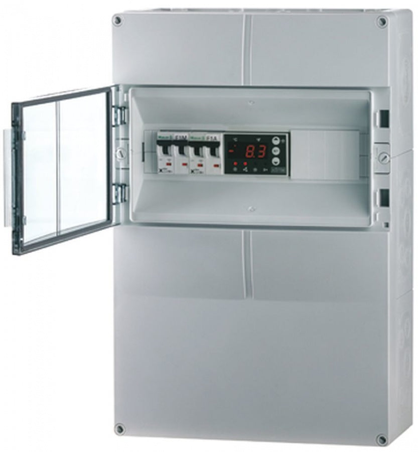 switch box AKO type AKO-17109 monophase 230V voltage AC NTC -50 up to +99°C display 3½ digits
