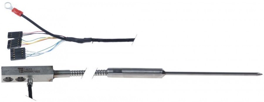 core temperature probe multipoint probe cable SS corrugated hose