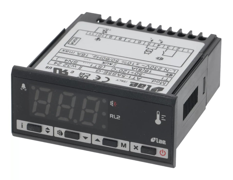 Termostat electronic - controler LAE AT1-5AS5E-G, 230V, sonde NTC/PTC - 379762