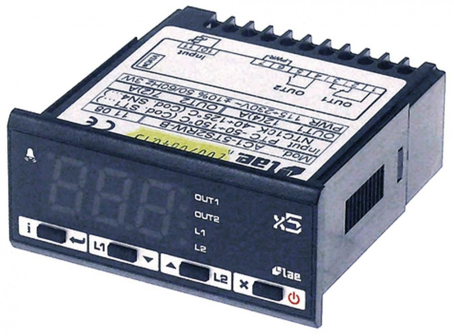 Controler LAE AC1-5TS2RW-B, alimentare 115-230V, montare 71x29 mm - 379768