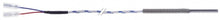 temperature probe thermocouple J (Fe-CuNi) cable glass fibre probe temperature