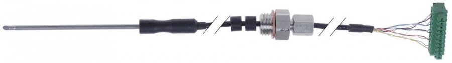 Sonda produs in 5 puncte, tip termocuplu K ( NiCr-Ni ), -40 +250°C, cablu teflon 1,9 m, filet racord M16x2 - 379792