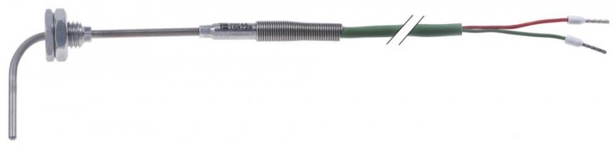 temperature probe thermocouple K (NiCr-Ni) cable silicone probe temperature -50 up to 1150°C