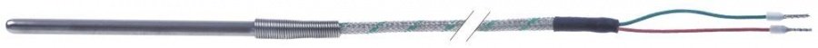temperature probe thermocouple K (NiCr-Ni) cable Vetrotex probe temperature -50 up to 1150°C