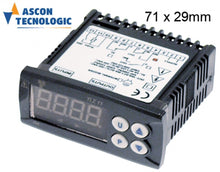 Controller electronic ASCON TECNOLOGIC TLZ11FR--21, 12V AC/DC, sonde NTC/PTC, cu 1 releu pe iesire