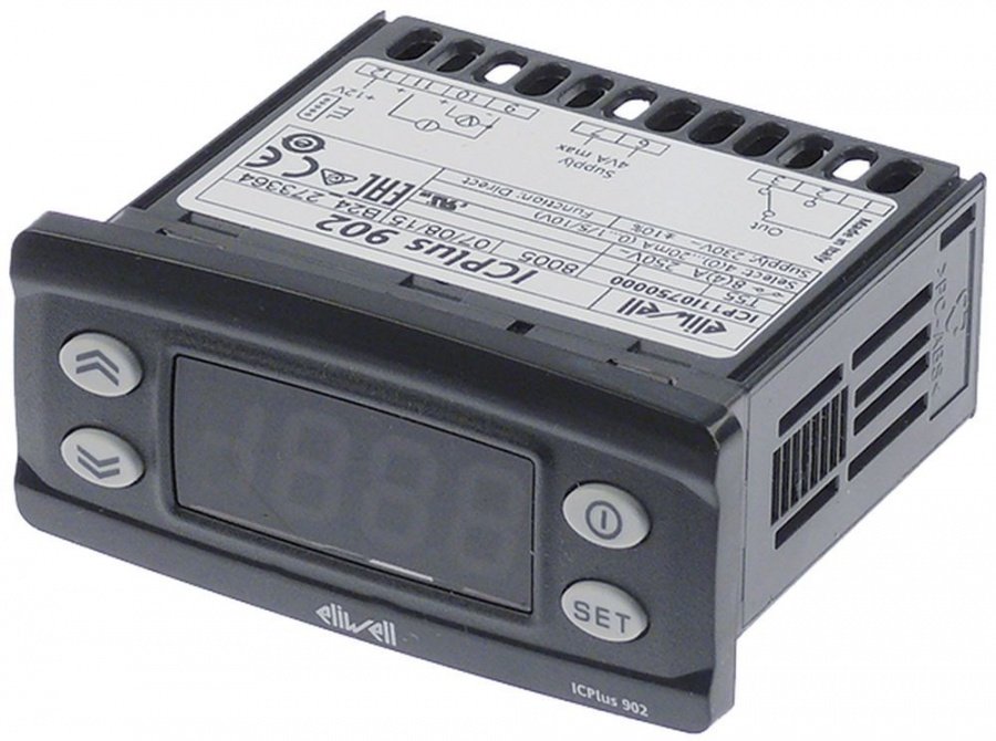 electronic controller ELIWELL type ICPlus902 model  71x29mm 230 V voltage AC mV/mA