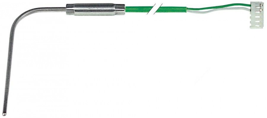 Sonda de temperatura termocuplu K (NiCr-Ni) ø 2 x 70 mm, cablu siliconic 2,5 m - 379869