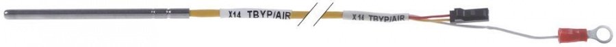 temperature probe thermocouple K (NiCr-Ni) cable PVC probe temperature -50 up to 1150
