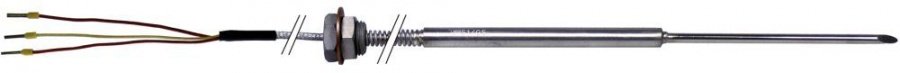 core temperature probe Pt100 cable SS corrugated hose