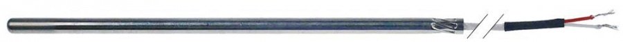 Sonda de temperatura PT1000, TERM0019, -70 +500°C, bulb ø 6x180 mm, cablu vetrorex 1,7 m - 379944
