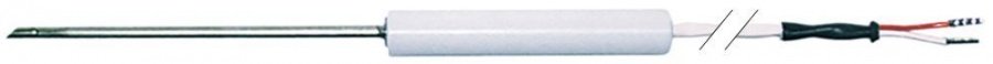 Sonda de produs Pt500, cablu PTFE probe -40+250°C, ø4x100 mm, cablu 3 m - 379985