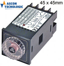Controler analog TECNOLOGIC tip TCPDE M3UJR31FO, 24-240 V, AC, 0 +350°C, montare 45x45 mm - 379990