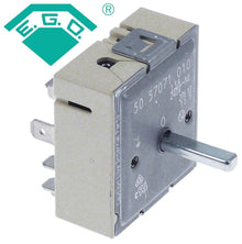 Regulator de energie 13 A, 240 V, ax ø 6x4,6 mm, rotatie dreapta, EGO 50.57071.010 - 380019