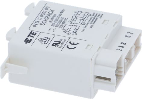 Releu Schrack 0419 11 0301 00, 220-240V, 16A, cu adaptor - 380053