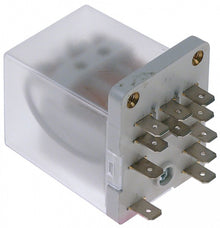 power relays 230V AC 3CO 16A connection flat plug - Code 380131