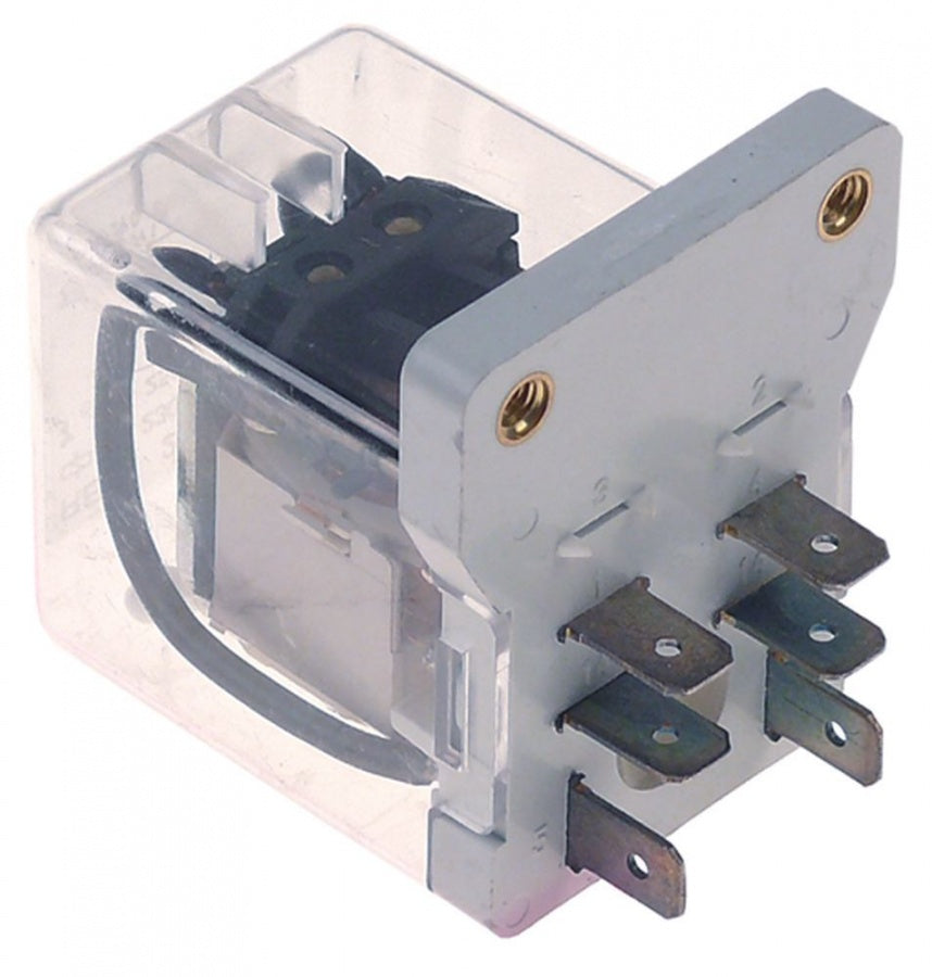 power relays 230V AC 3NO 16A connection flat plug - Code 380315