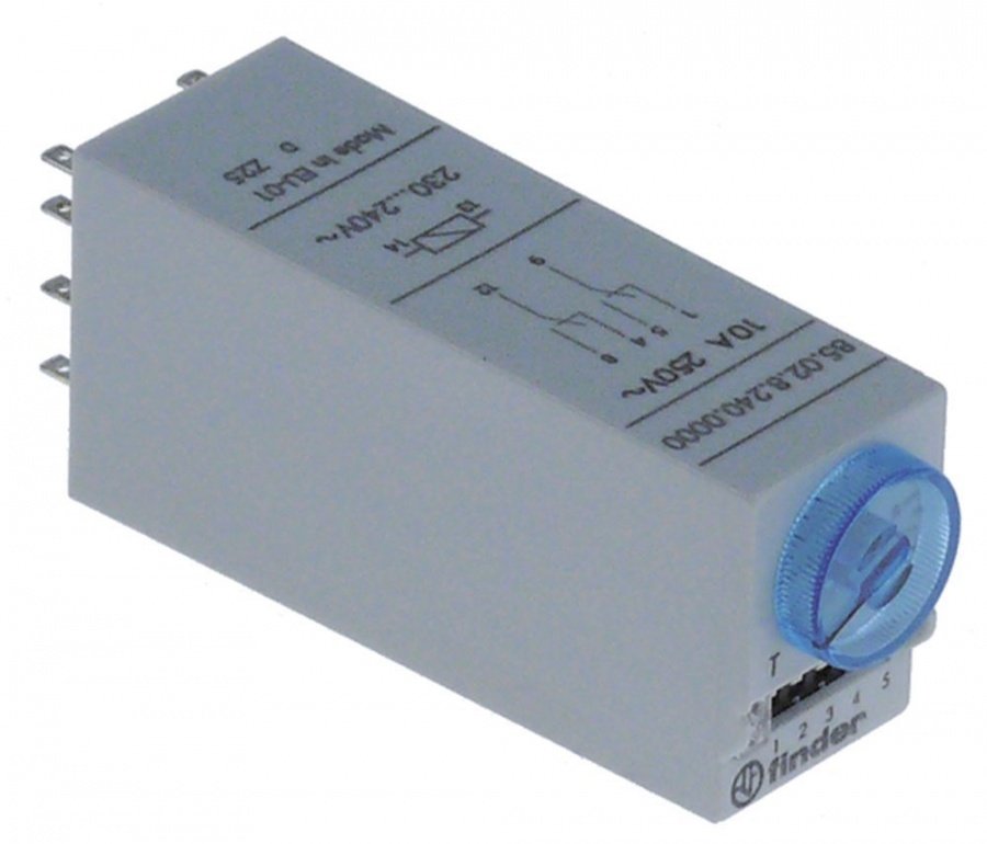 time relay FIBER 85.02.8.240 time domain 0,05s - 100h 230-240VAC 10A mm 2CO