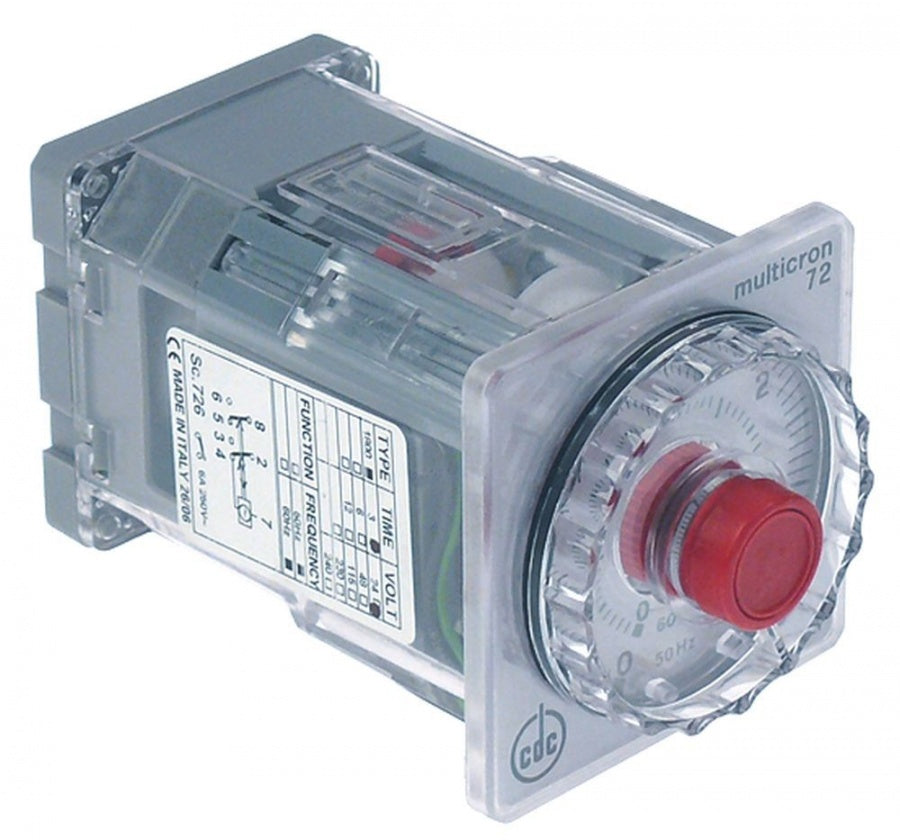 Releu de timp 6sec-6h, 24V - 380394