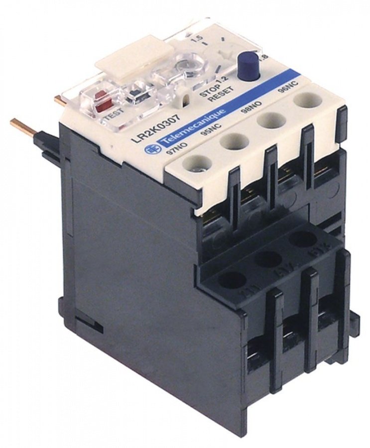 overload switch setting range 1,8-2,6A for contactors LC1K - 380450