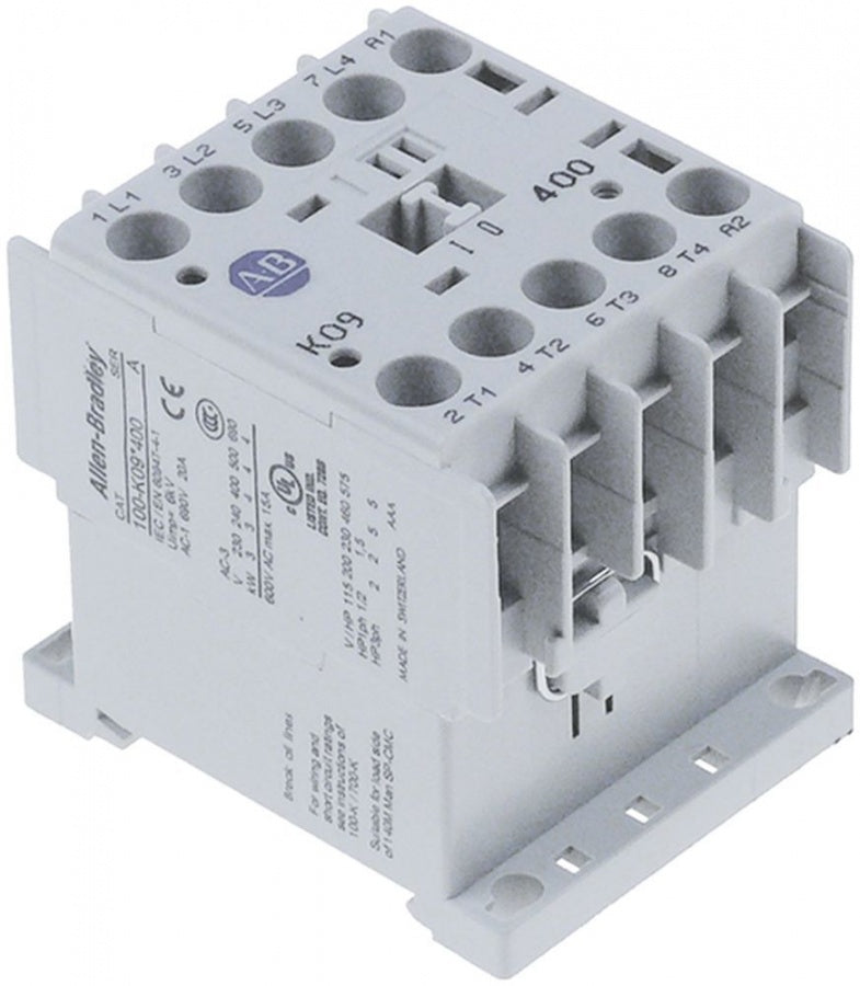 Contactor Allen Bradley K09, comanda bobina in 230 V, rezistiv 20 A, motor (AC3/400 V) 9 A / 4 kW - 380468