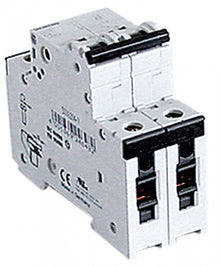 line circuit breaker 2-pole 4 A tripping type C rated 400 V connection 345  nominal 4 A