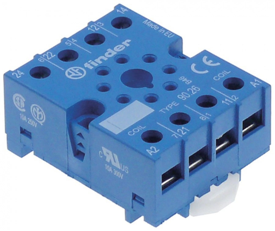 Soclu pentru releu cu 8 pini, L 51x41x23 mm, 250 V, 10 A - 380638