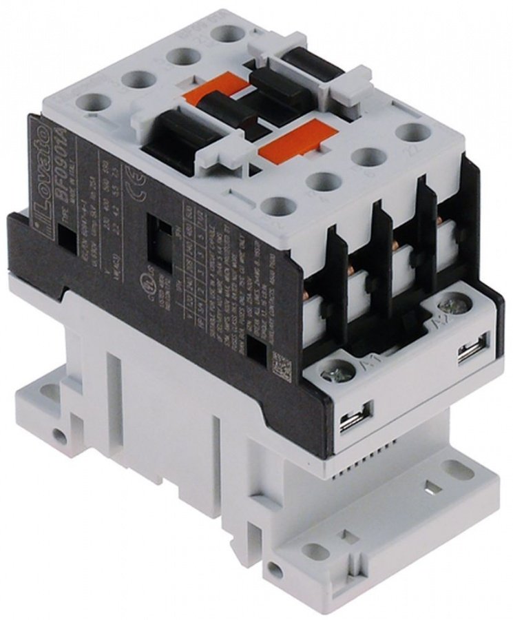 Contactor LOVATO BF1801A, bobina comanda 230V, rezistiv 32A, inductiv (AC3/400 V) 18 A/7,5 kW - 380717