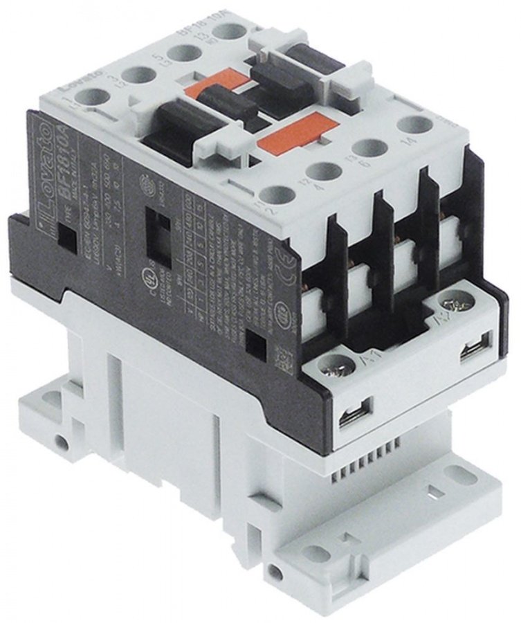 Contactor BF1810A230, bobina actionare 230 V, rezistiv 32 A, inductiv (AC3/400 V) 18 A / 7,5 kW - 380718