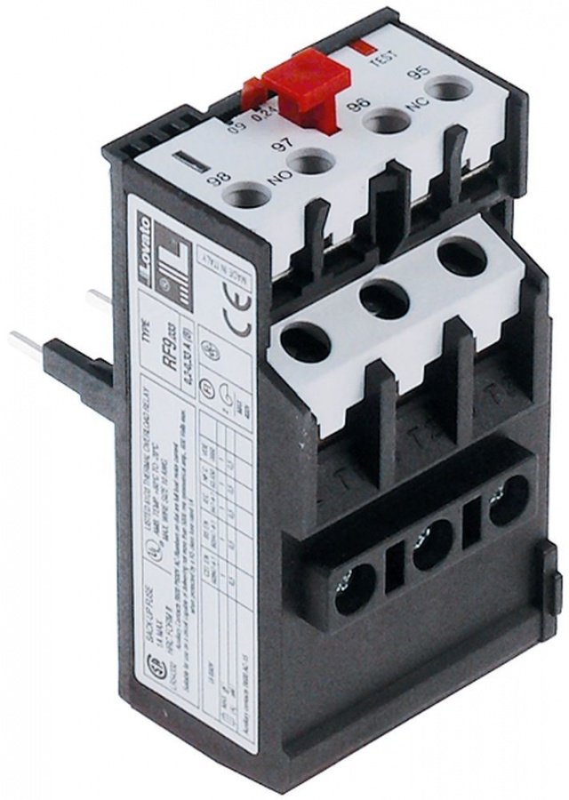 overload switch setting range 2-3,3A for contactors series BG (BG06-BG12)