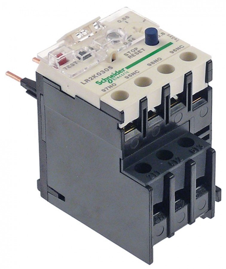 overload switch setting range 0,54-0,8A for contactors LC1K