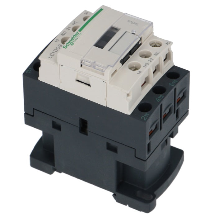 Contactor LC1D09 comandat in 230V, sarcina rezistiva 25A, contacte 3 NO + 1NO/1NC - 380820