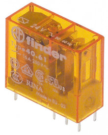 print relay 24V AC 1CO at 250V 16A connection pins - Code 380853