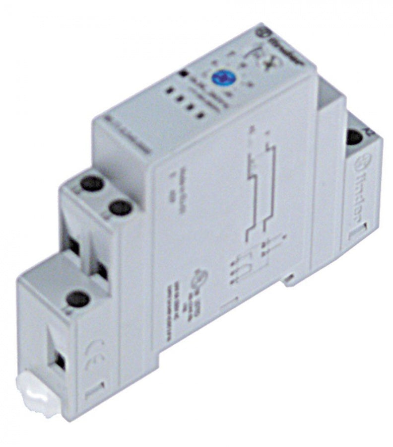 Releu de timp FINDER 80.11.0.240, inlocuieste 82.11.0.240, timp 0,1sec-24h, contact 1CO, 24-240 V AC / DC, 16A - 380878