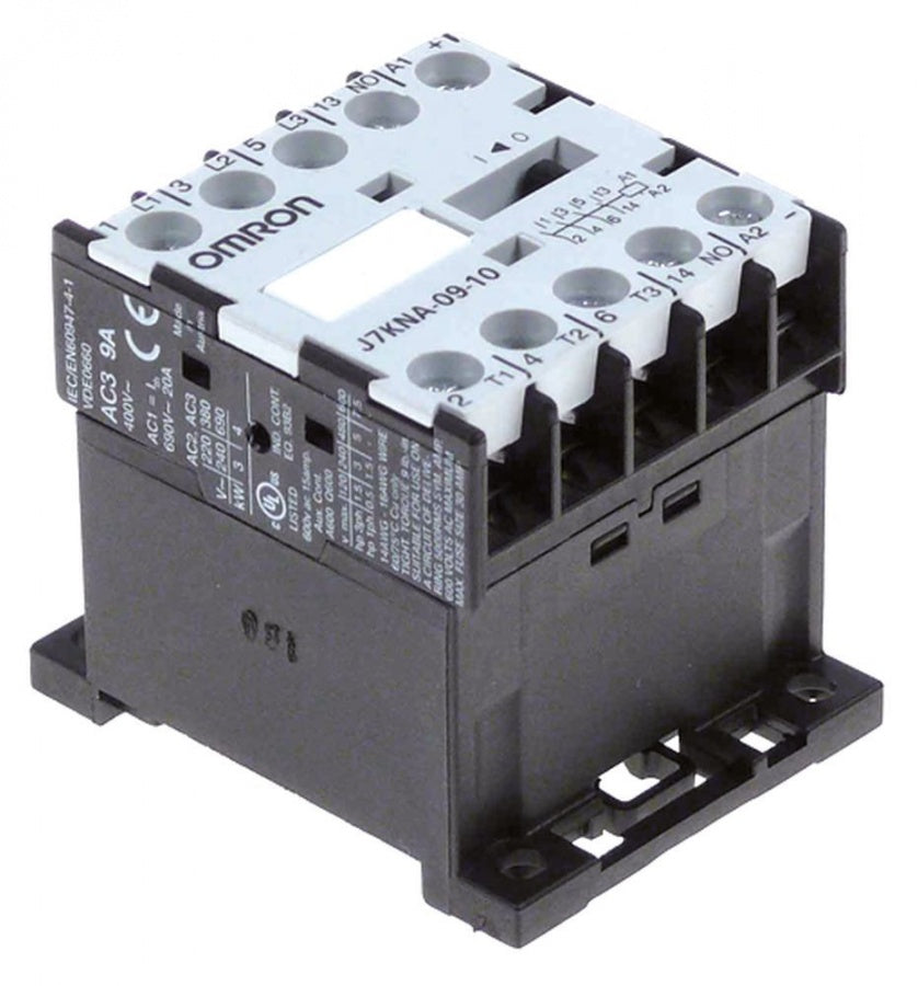 power contactor resistive load 20 A 400VAC (AC3/400V) 4 kW main contacts 3NO