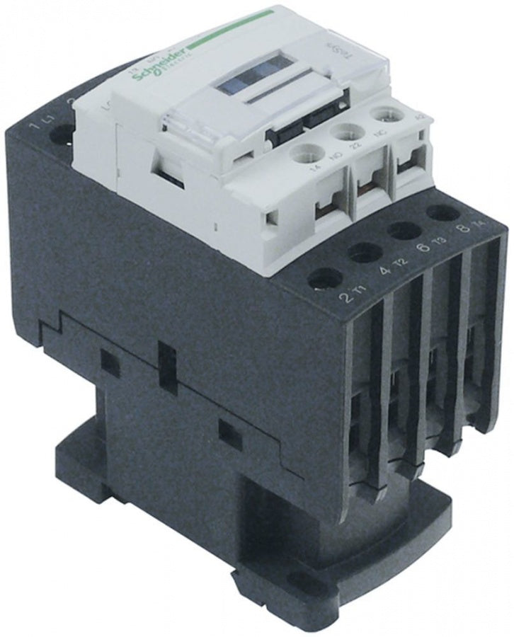 power contactor resistive load 40A 230VAC (AC3/400V) 25A/11kW main contacts 4NO