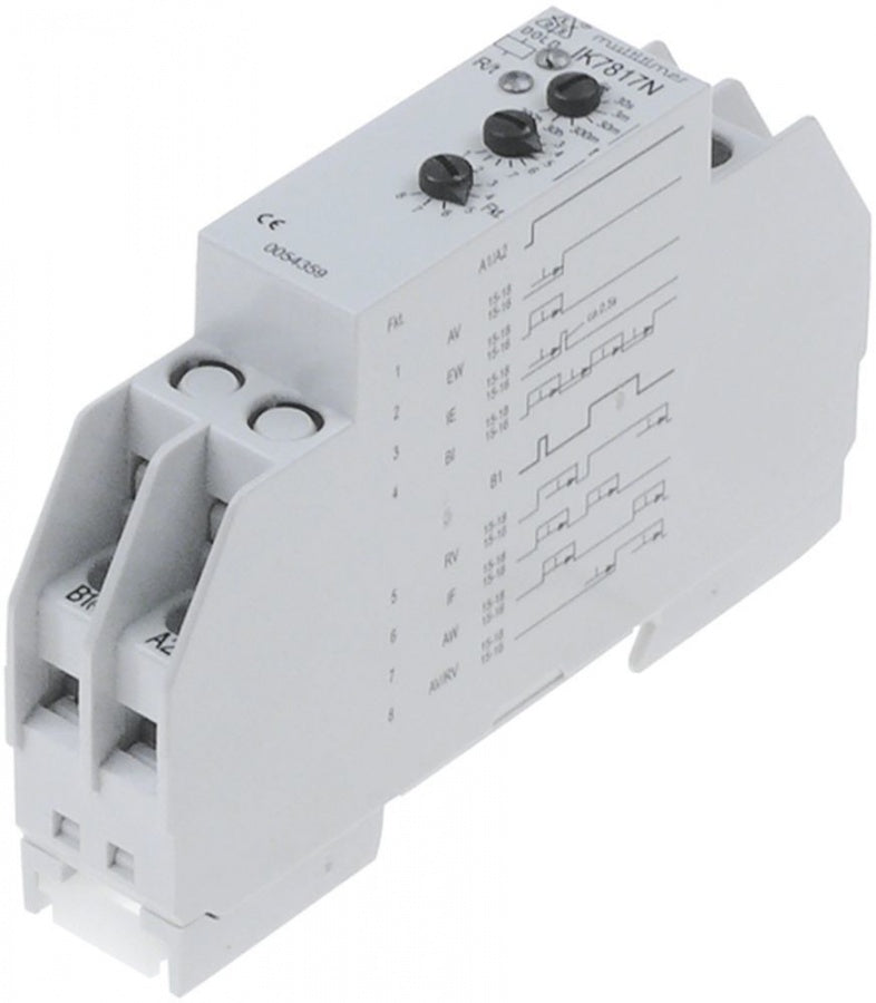 Releu de timp DOLD multitimer IK7817N, 12-240V AC/DC, interval timp 0,02s-300h, time relay 774103-2 - 380960
