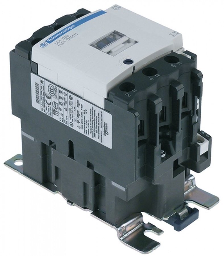 power contactor resistive load 60A 230VAC (AC3/400V) 40A/18,5kW main contacts 3NO