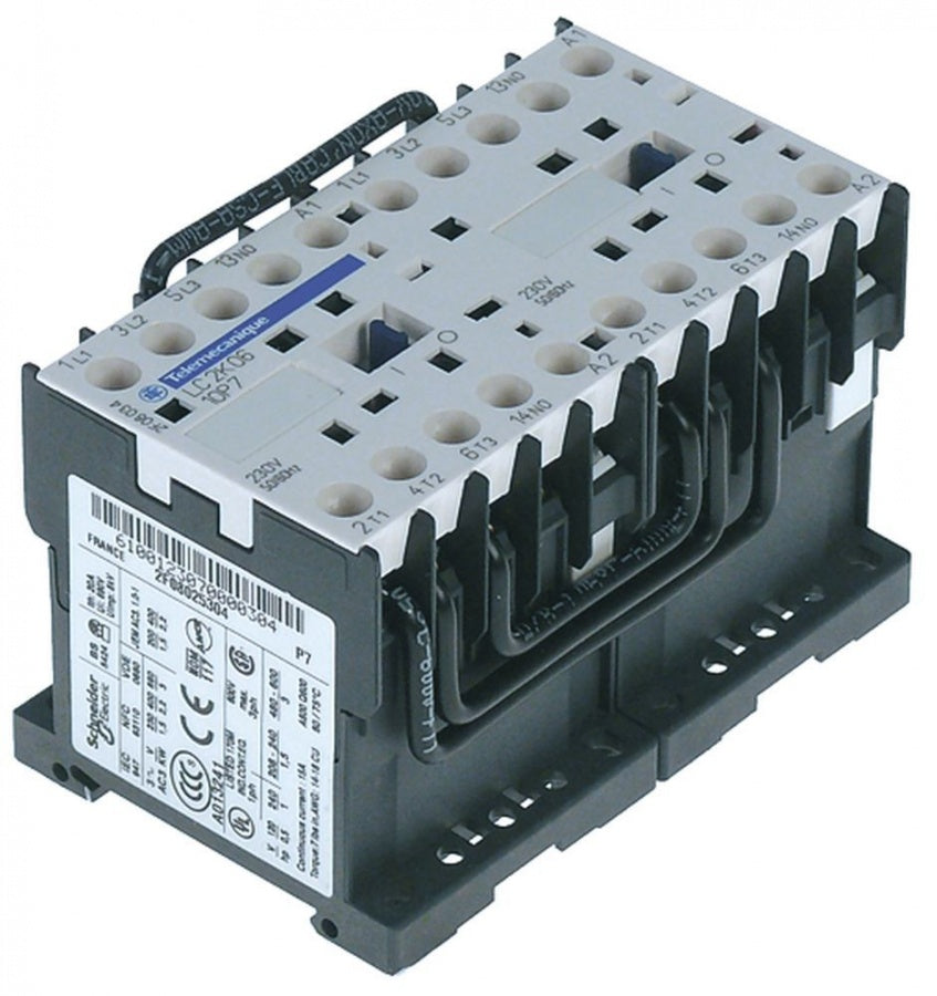 power contactor resistive load 20A 230VAC (AC3/400V) 12A/5,5kW main contacts 2x3NO