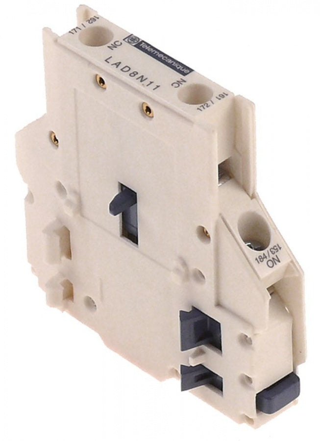 Contacte Auxiliare, contacte 1 ND/1 NI, AC15 10 A, pentru contactoare LC1D, conectare cu surub Cod 380996