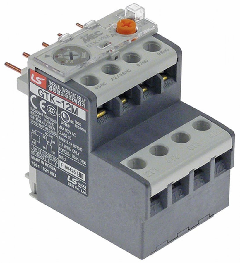 overload switch setting range 2,5-4A type GTH-12M/3 LS Industrial Systems