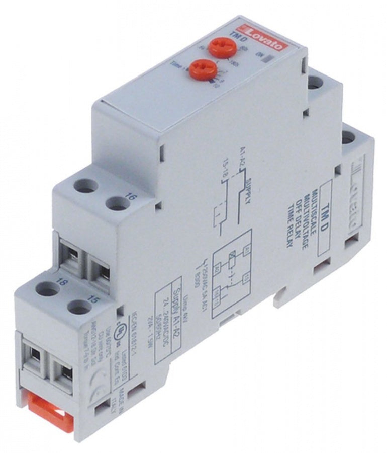 time relay LOVATO TM D time domain 0,06-180s